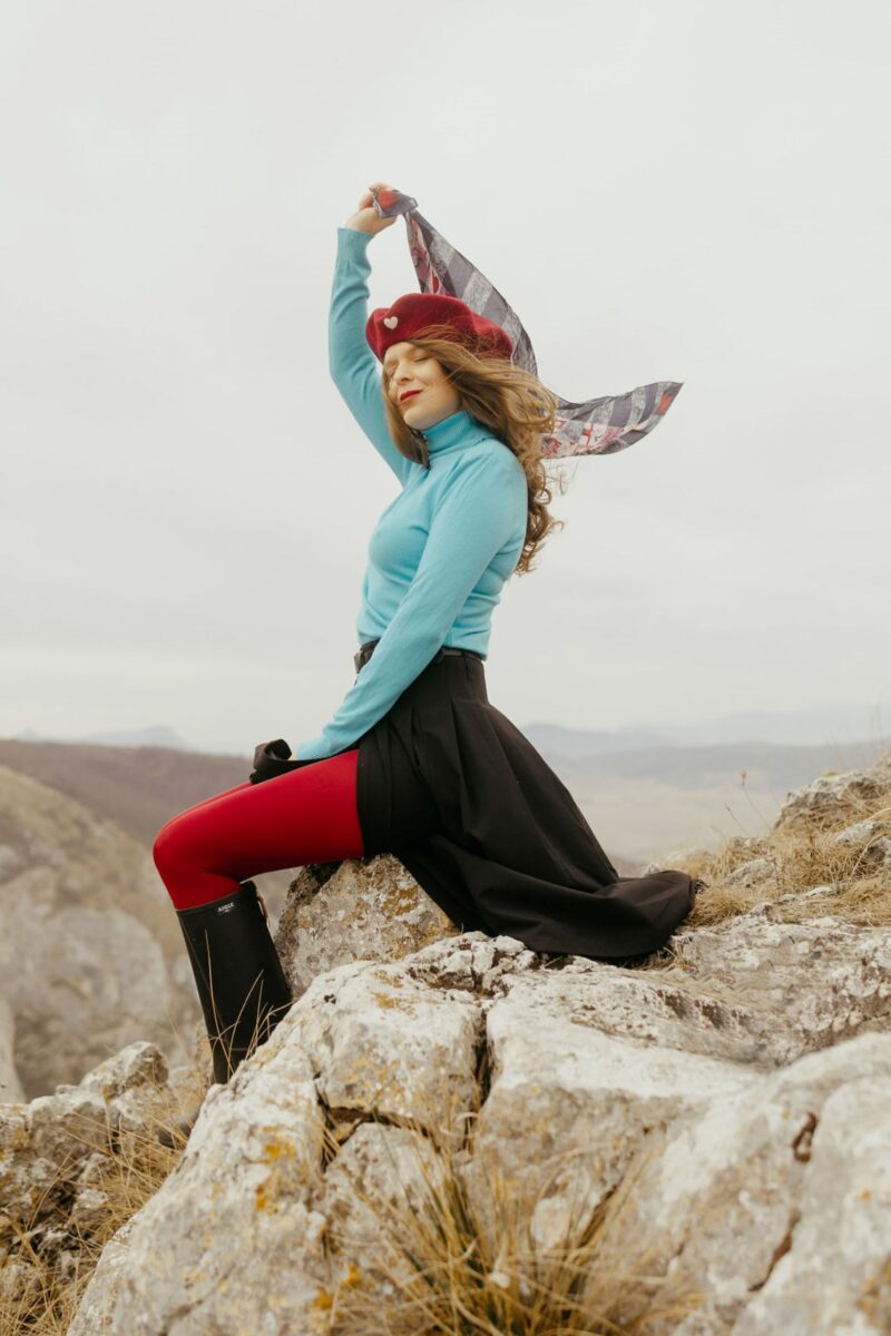Bordeaux Red Heart French Style Beret