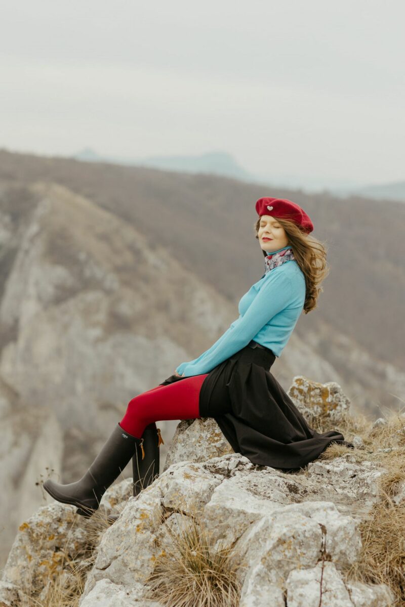 Bordeaux Red Heart French Style Beret
