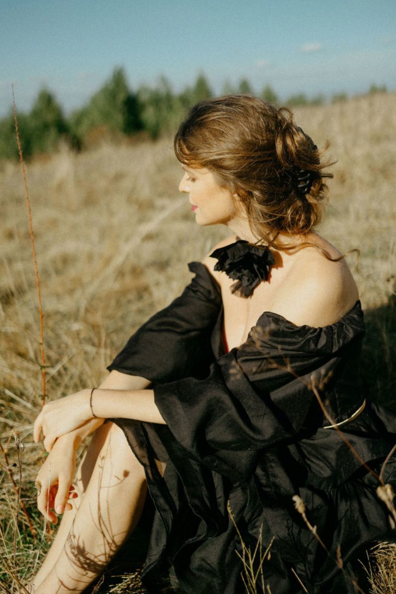 Dark Flower Necklace