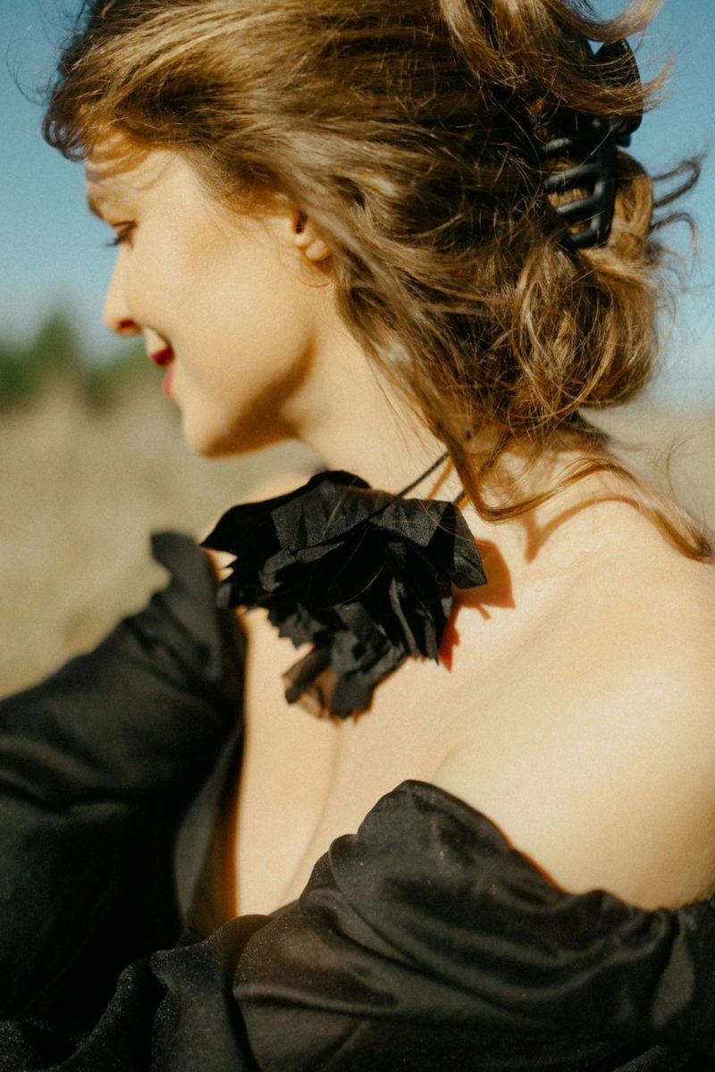 Dark Flower Necklace